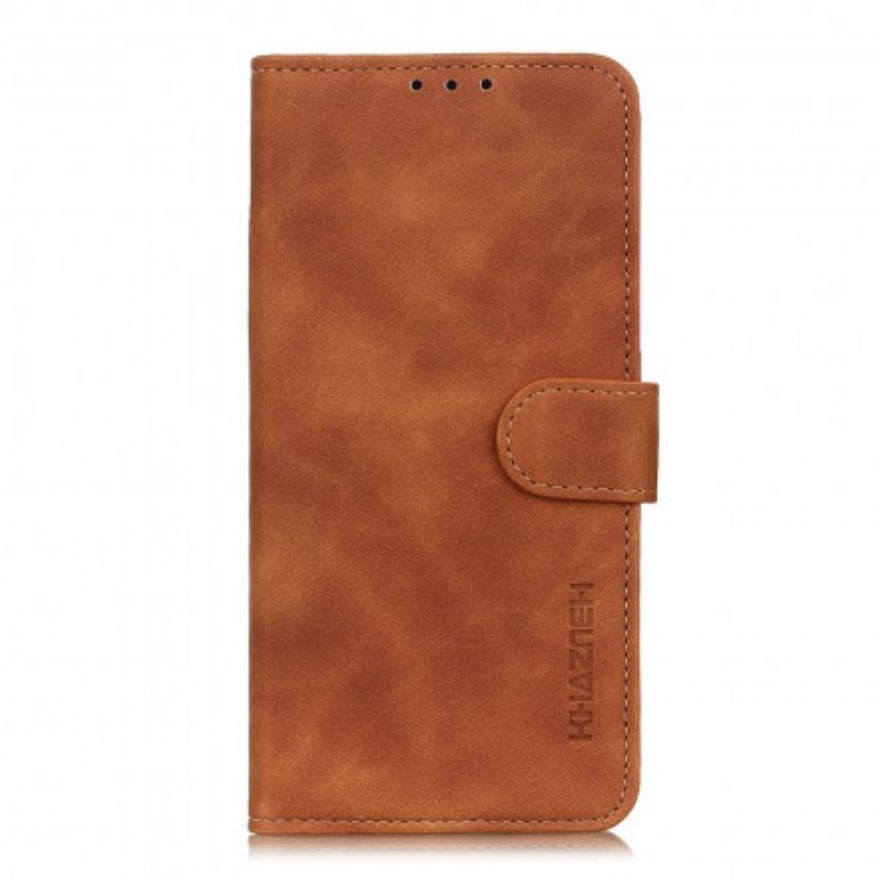 Flipové Pouzdro Na Oppo Find X3 Neo Matná Vintage Leather Effect Khazneh
