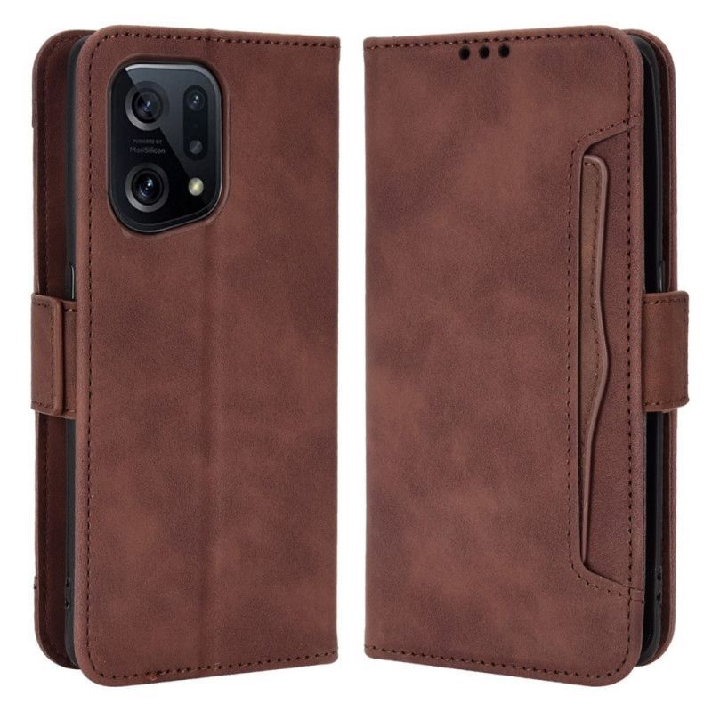 Flipové Pouzdro Na Oppo Find X5 Multi-card Premier Class