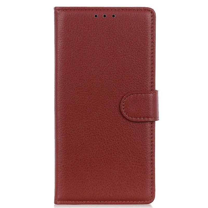 Flipové Pouzdro Na Oppo Reno 7 Tradiční Kožený Styl Litchi