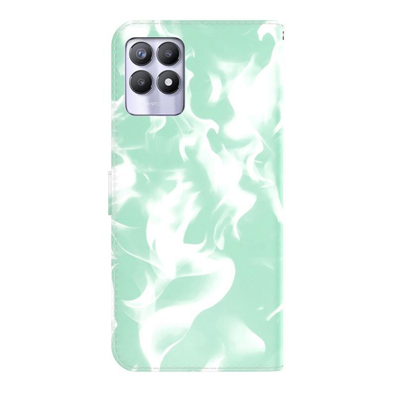 Flipové Pouzdro Na Realme 8i Abstraktní Vzor