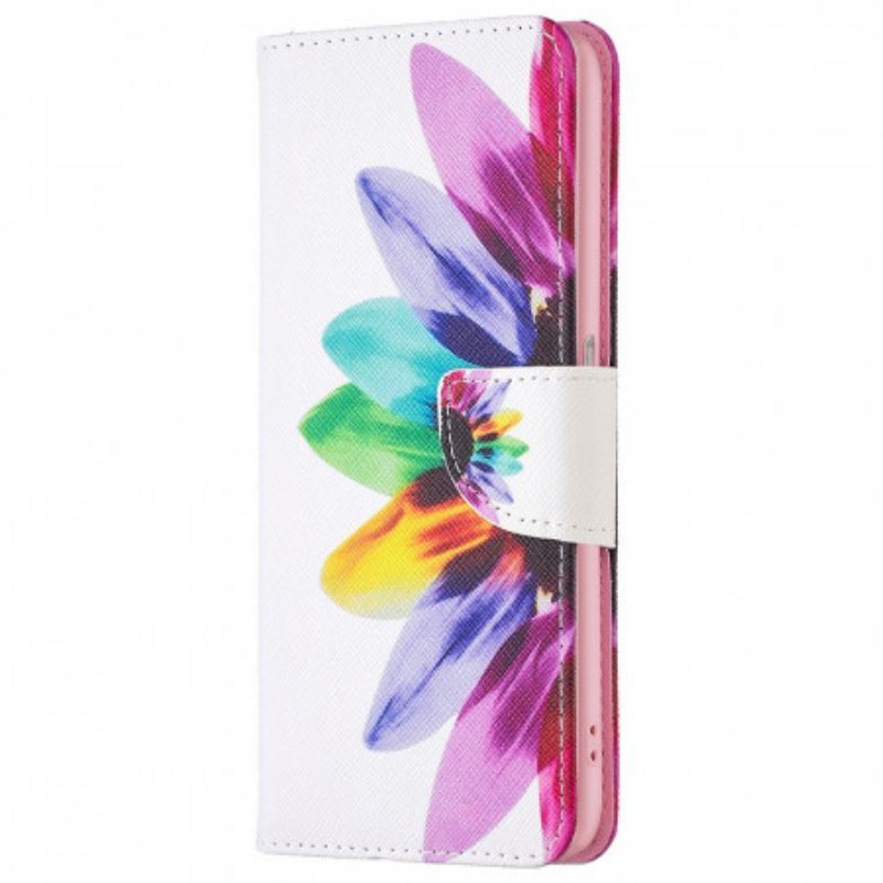 Flipové Pouzdro Na Realme 9i Akvarel Květina