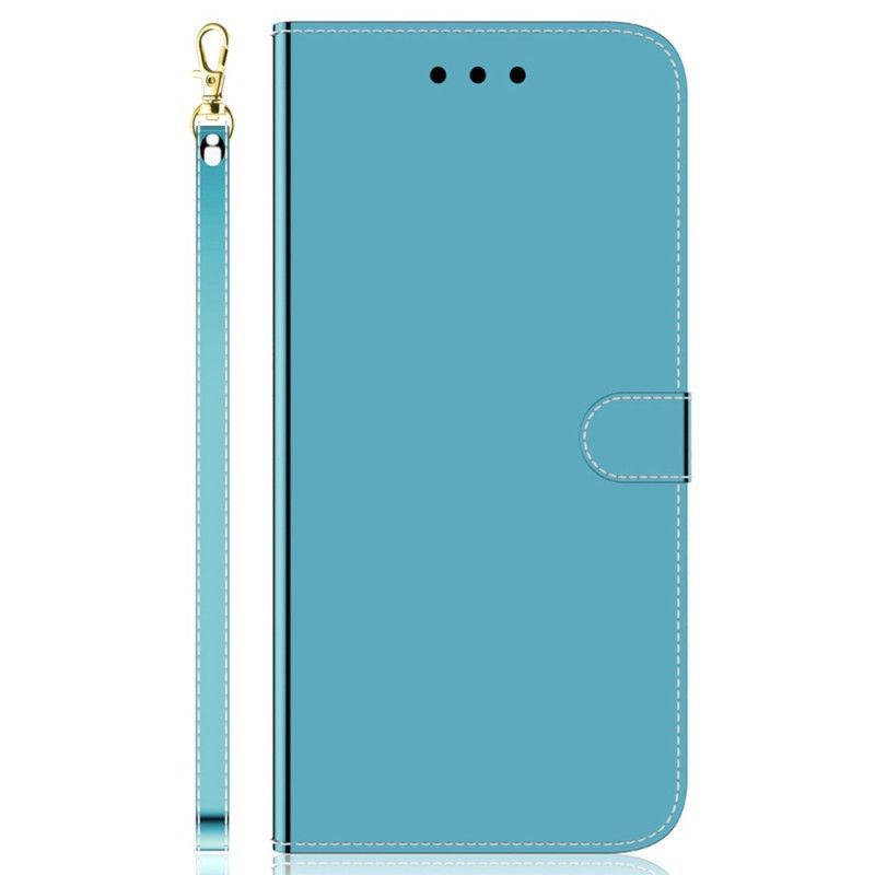 Flipové Pouzdro Na Realme GT Neo 3 Na Lana Zrcadlo Na Popruh