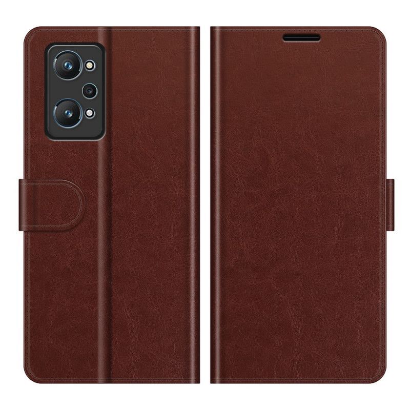 Flipové Pouzdro Na Realme GT Neo 3T / Neo 2 Designový Kožený Efekt