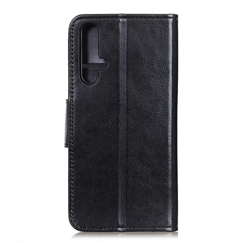Flipové Pouzdro Na Realme X50 Glazovaná Imitace Kůže
