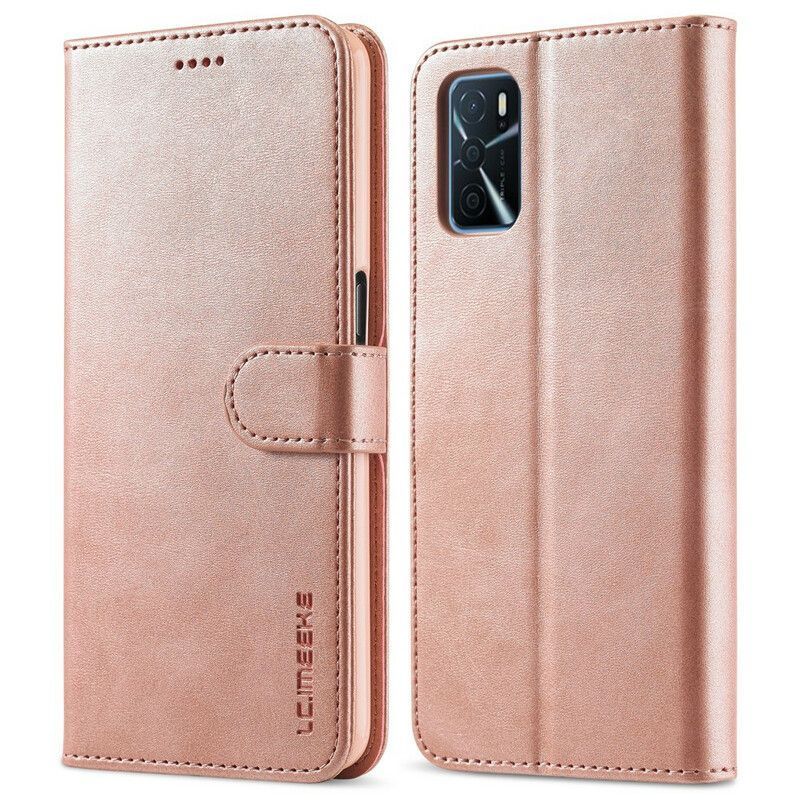 Flipové Pouzdro Oppo A16 / A16s Lc.imeeke Kožený Efekt