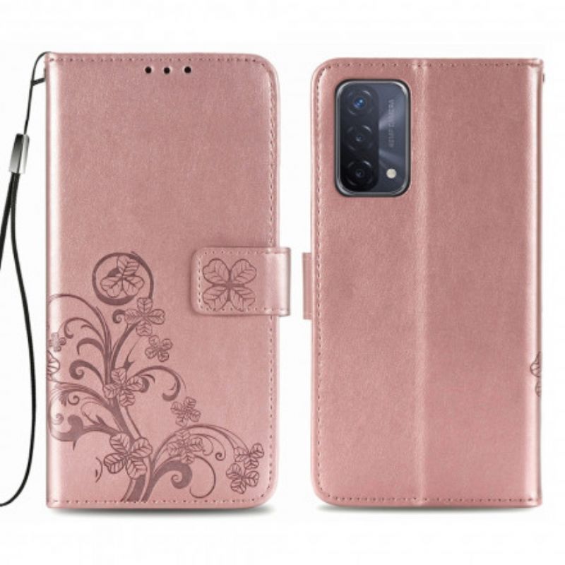 Flipové Pouzdro Oppo A54 5g / A74 5g Čtyřlístek