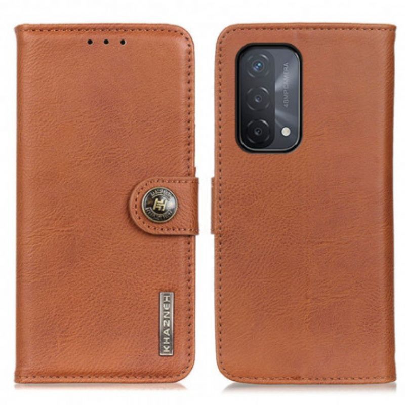 Flipové Pouzdro Oppo A54 5g / A74 5g Khazneh Imitace Kůže