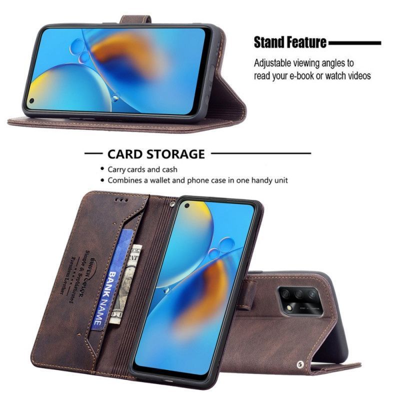 Flipové Pouzdro Oppo A74 4g Binfen Color Rfid
