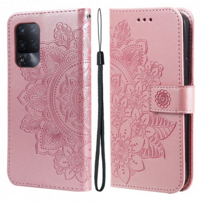 Flipové Pouzdro Oppo A94 5g Květinová Mandala