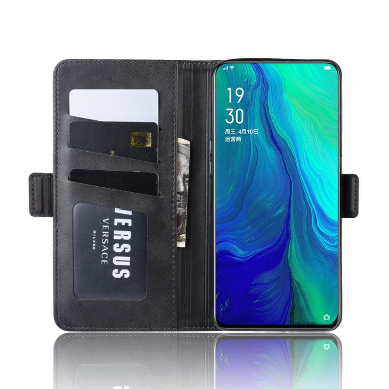 Flipové Pouzdro Oppo Reno 10x Zoom Dvojitá Klapka