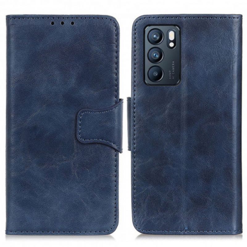 Flipové Pouzdro Oppo Reno 6 5g Oboustranná Spona Ze Štípenky