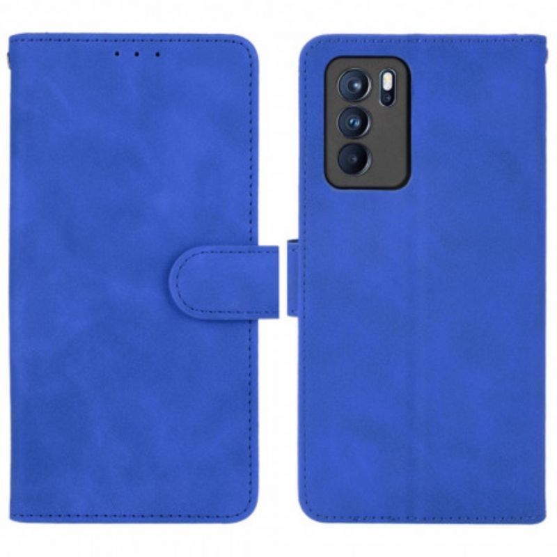 Flipové Pouzdro Oppo Reno 6 Pro 5g Dotek Pokožky