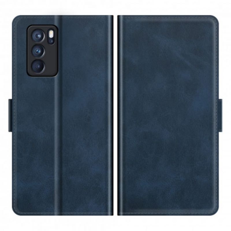 Flipové Pouzdro Oppo Reno 6 Pro 5g Dvojité Uzavření