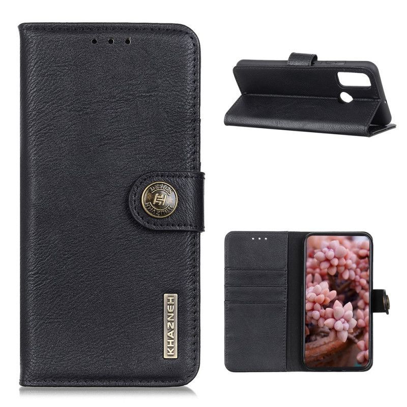 Flipové Pouzdro Realme 7i Khazneh Imitace Kůže