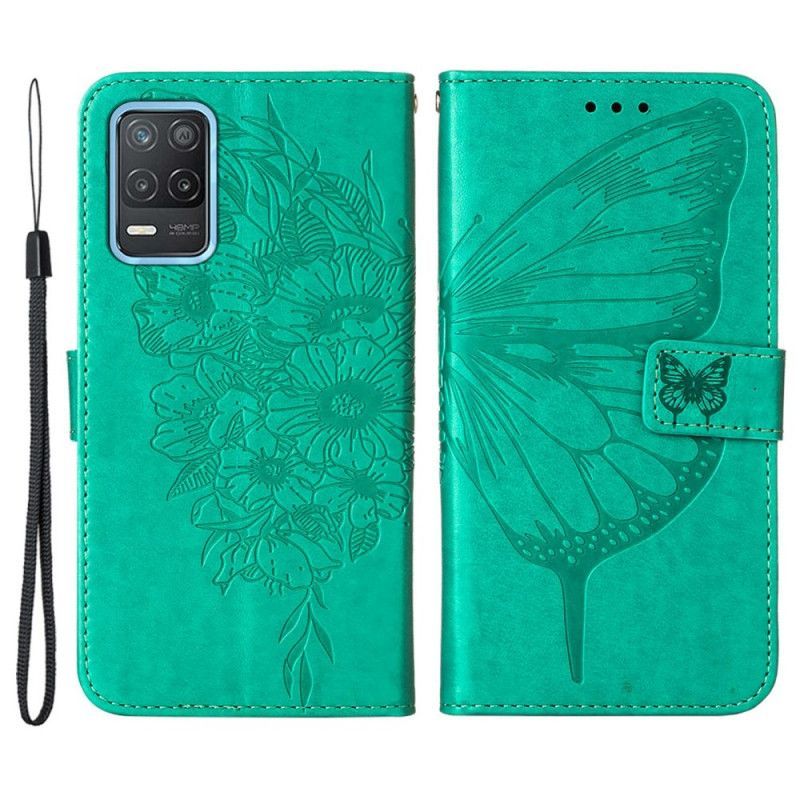 Flipové Pouzdro Realme 8 5g Designový Motýl
