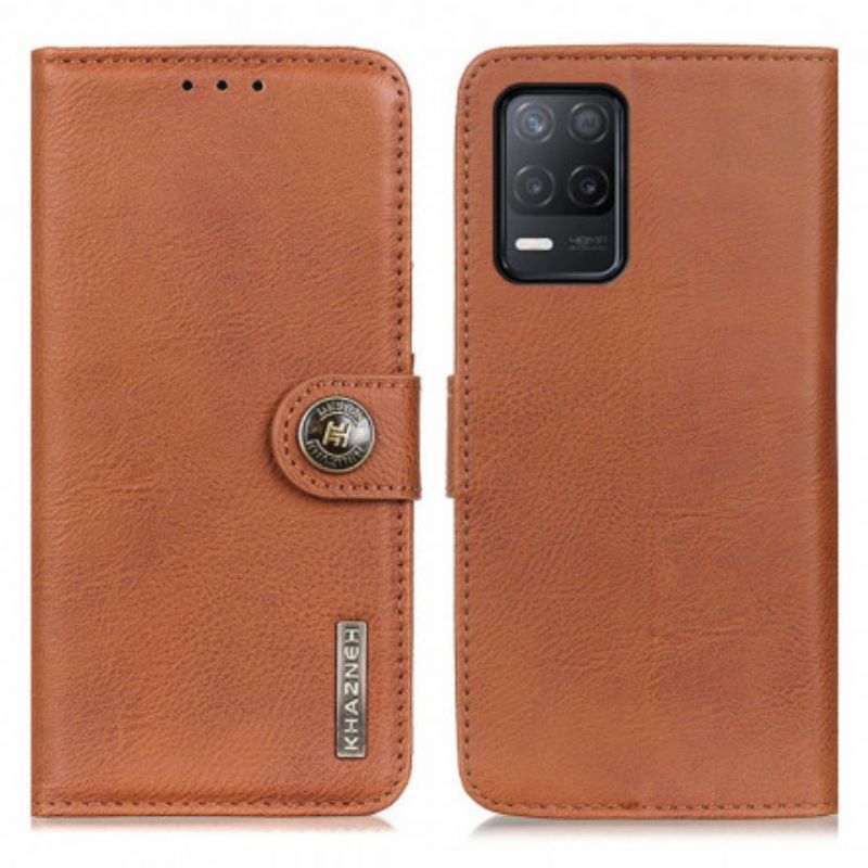 Flipové Pouzdro Realme 8 5g Khazneh Imitace Kůže