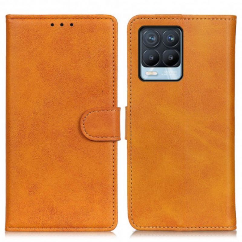 Flipové Pouzdro Realme 8 / 8 Pro Efekt Retro Matné Kůže