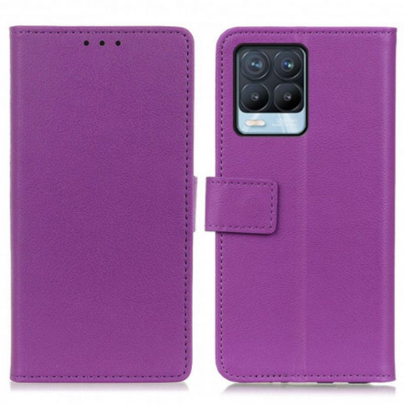 Flipové Pouzdro Realme 8 / 8 Pro Klasická Imitace Kůže