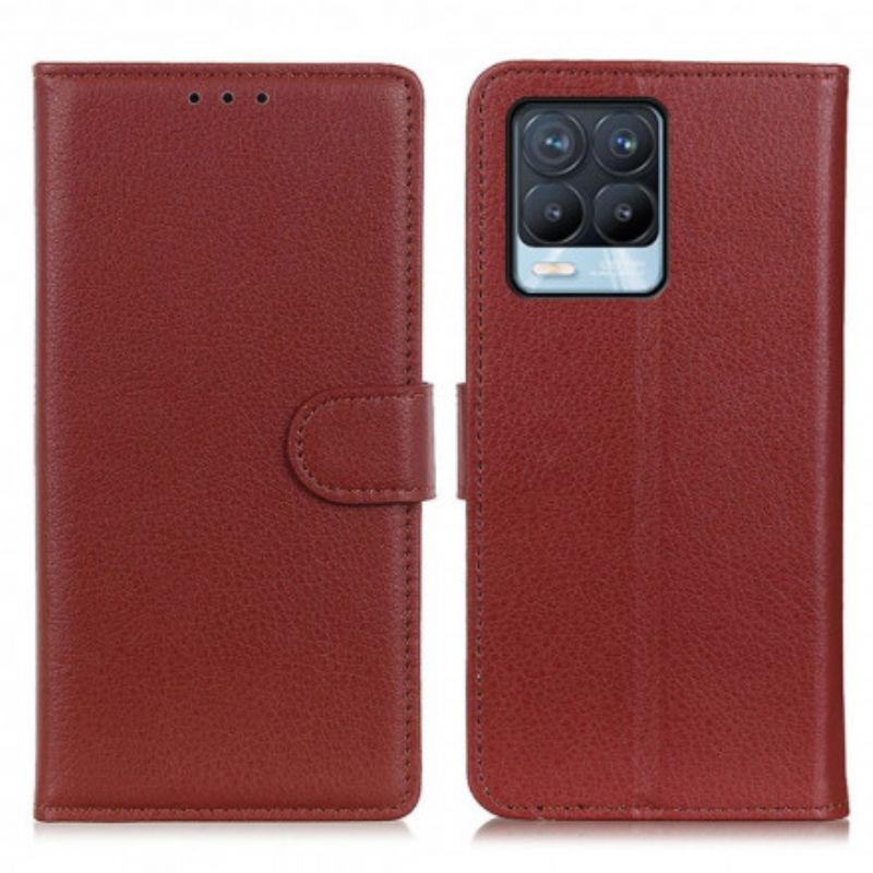 Flipové Pouzdro Realme 8 / 8 Pro Tradiční Imitace Kůže