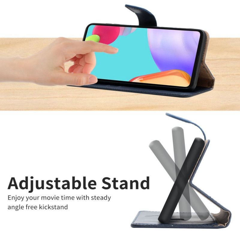 Flipové Pouzdro Realme 8i Pravá Kůže Napa