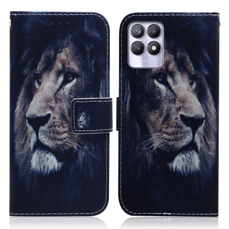 Flipové Pouzdro Realme 8i Snící Lev