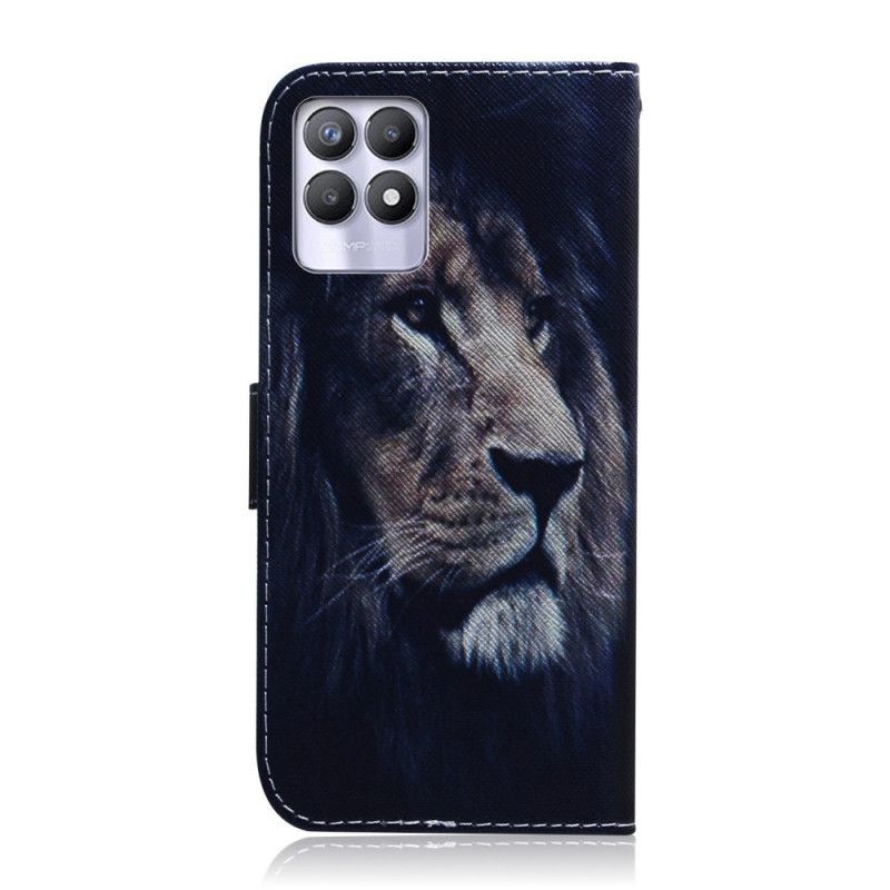 Flipové Pouzdro Realme 8i Snící Lev