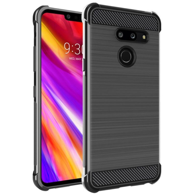 Imak Leštěné Uhlíkové Vlákno Lg G8 Thinq Pouzdro