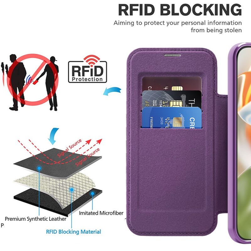 Kožené Pouzdro Folio Google Pixel 10 Pro Xl Prošívané Kompatibilní S Magsafe