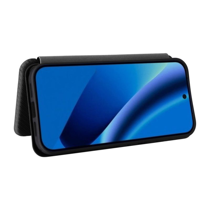 Kožené Pouzdro Folio Google Pixel 10a Uhlíková Vlákna