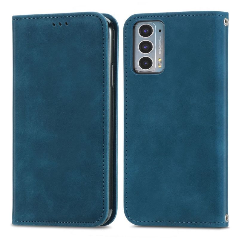 Kožené Pouzdro Folio Motorola Edge 20 Design Na Dotek Pokožky