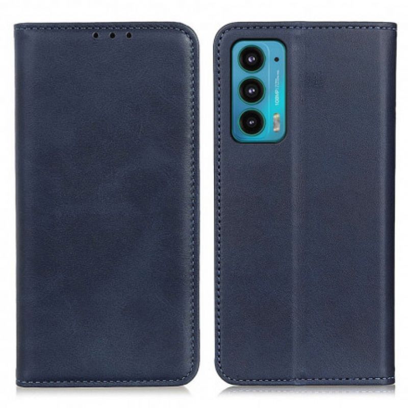 Kožené Pouzdro Folio Motorola Edge 20 Designová Štípenka