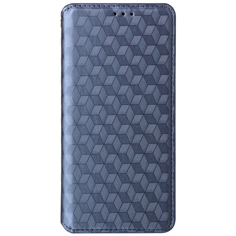 Kožené Pouzdro Folio Motorola Edge 50 Neo 3d Kostky