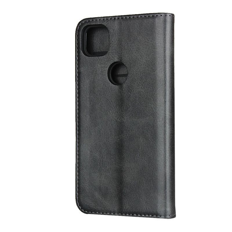 Kožené Pouzdro Folio Na Google Pixel 4a Prémiové Prošívání Z Umělé Kůže