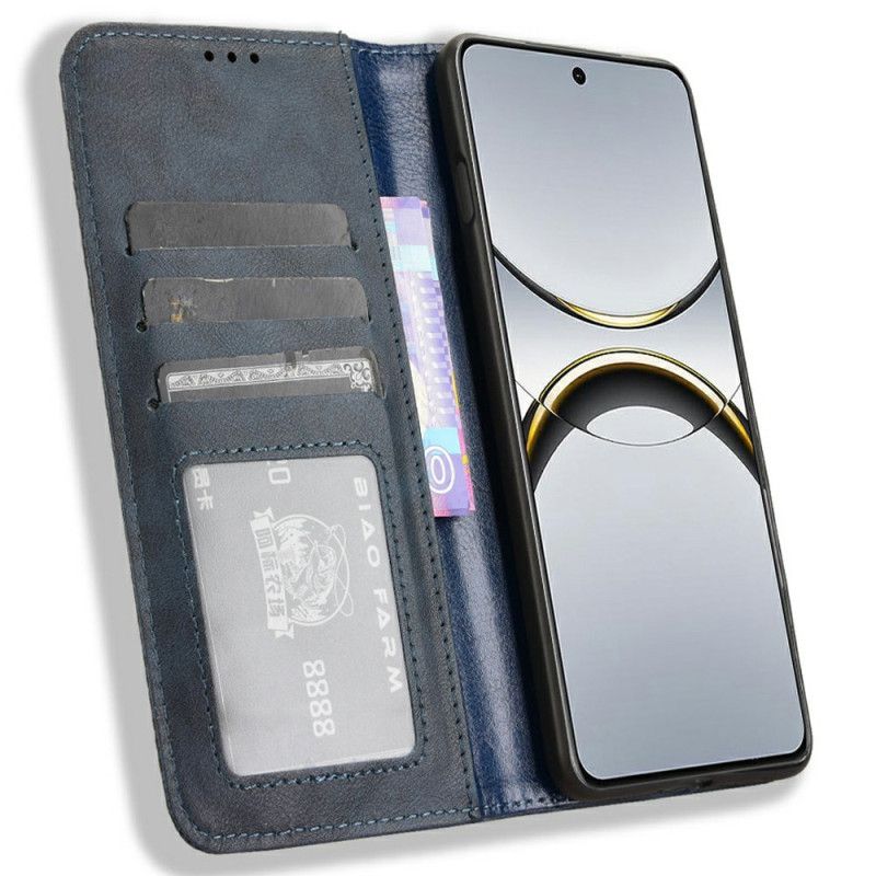 Kožené Pouzdro Folio Na Oppo Find X8 Pro Vintage Frieze