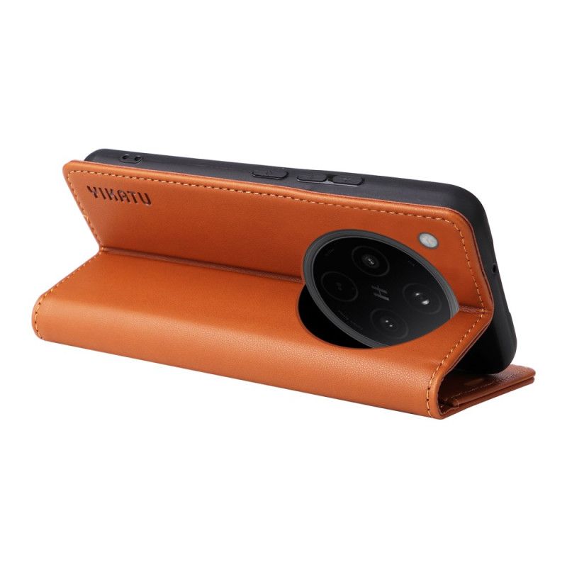 Kožené Pouzdro Folio Na Oppo Find X8 Ykatu