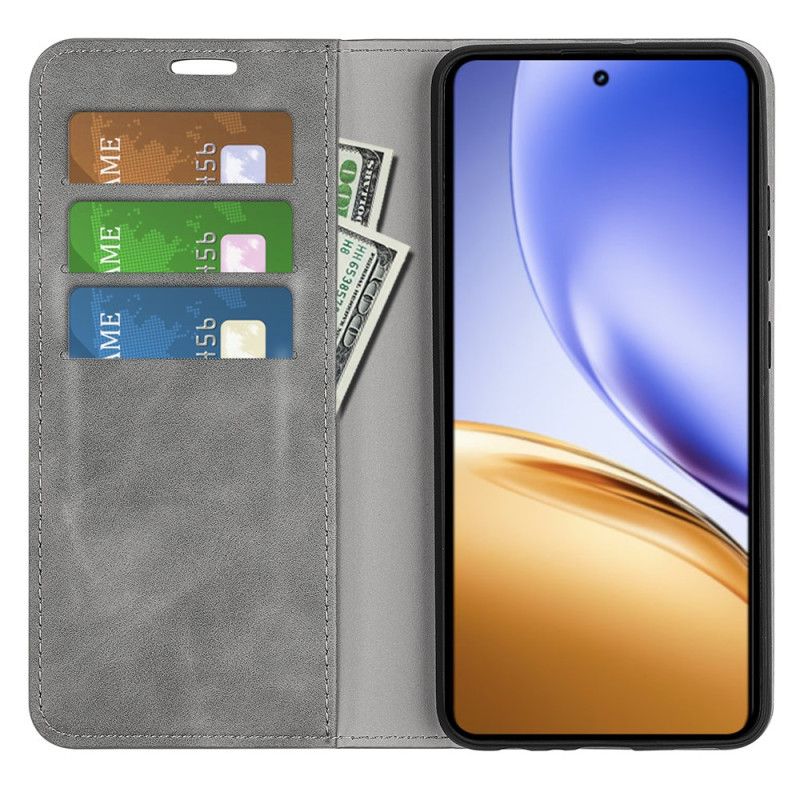 Kožené Pouzdro Folio Na Realme 14 5g Kožený Styl