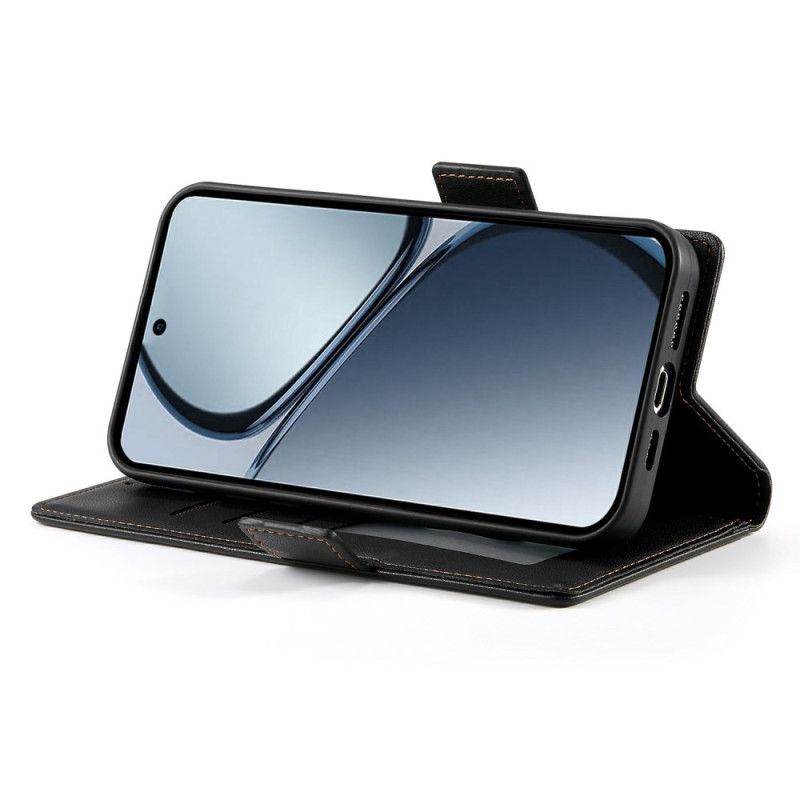 Kožené Pouzdro Folio Na Realme C75 Nýt