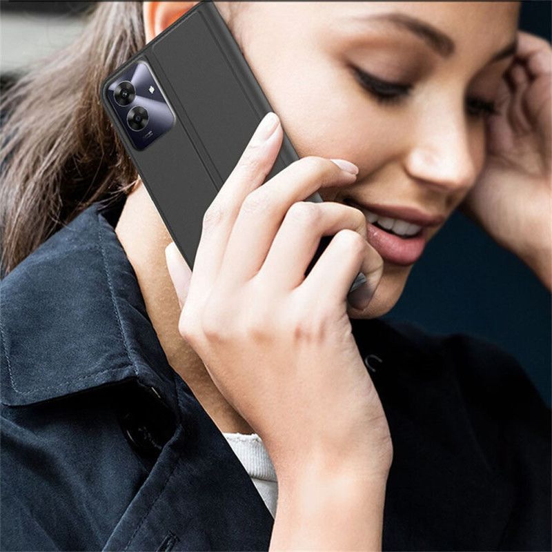 Kožené Pouzdro Folio Na Realme Note 60 Pouzdro Na Karty