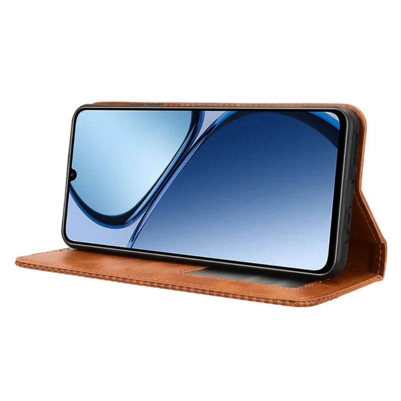 Kožené Pouzdro Folio Na Realme Note 60x Vánek Vintage