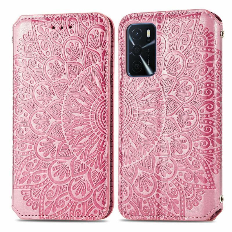 Kožené Pouzdro Folio Oppo A16 / A16s Mandala