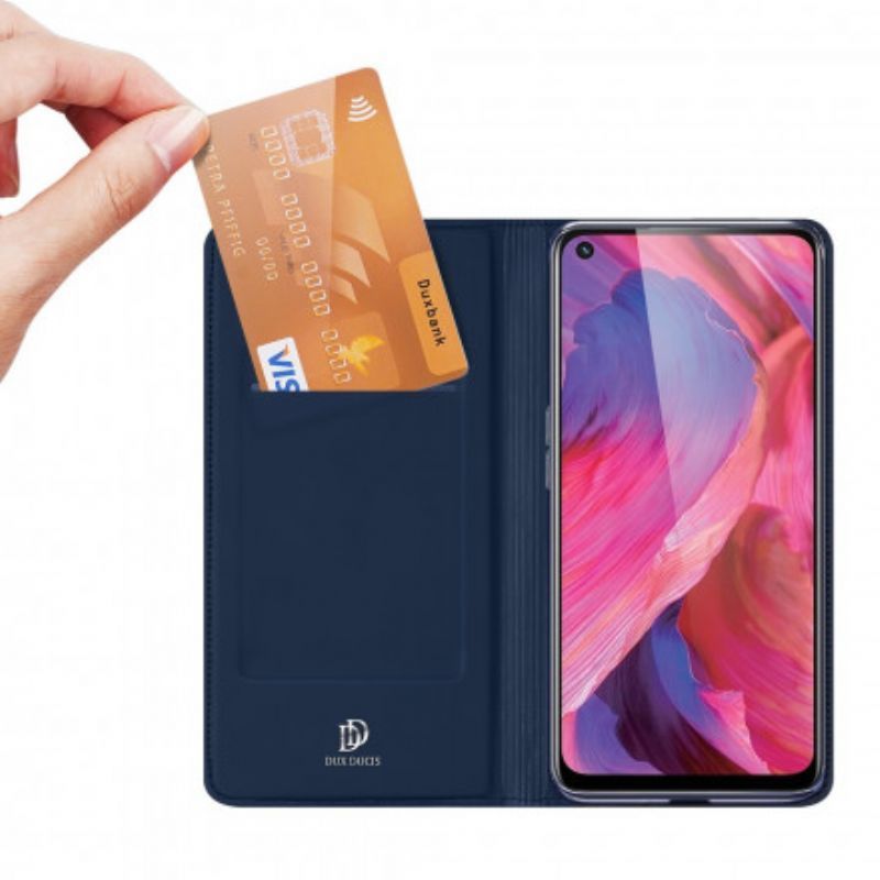 Kožené Pouzdro Folio Oppo A54 5g / A74 5g Kůže Pro Dux Ducis