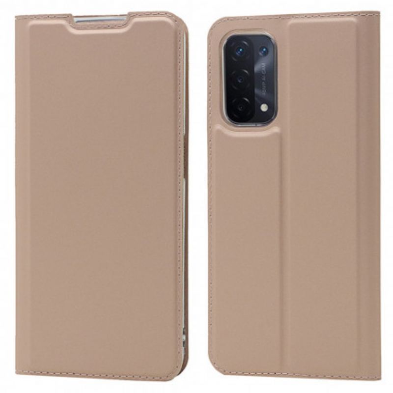 Kožené Pouzdro Folio Oppo A54 5g / A74 5g Magnetická Spona