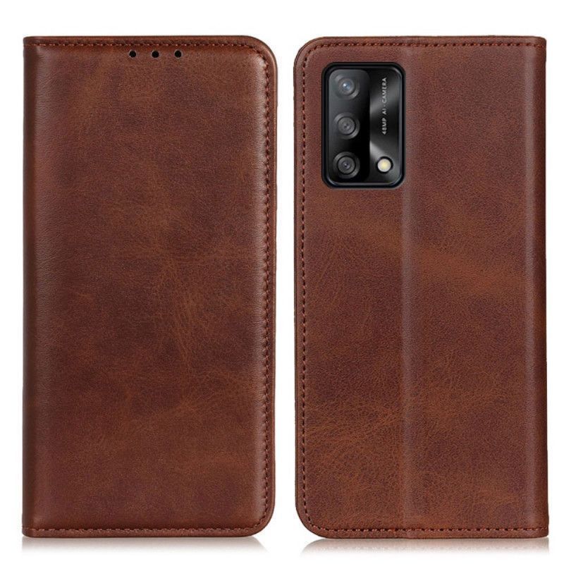 Kožené Pouzdro Folio Oppo A74 4g Elegantní Štípenka