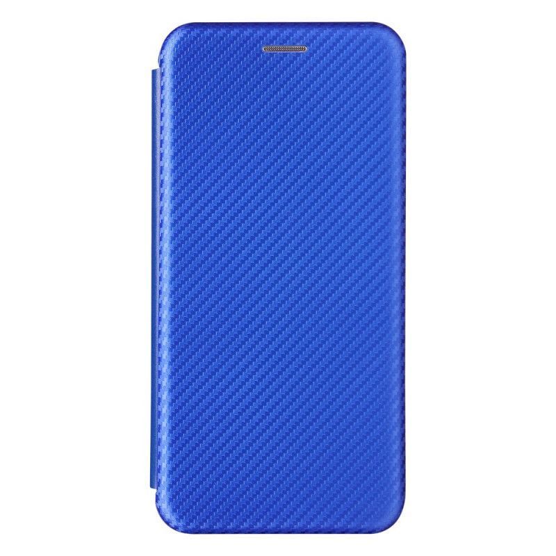 Kožené Pouzdro Folio Oppo A74 4g Uhlíkové Vlákno