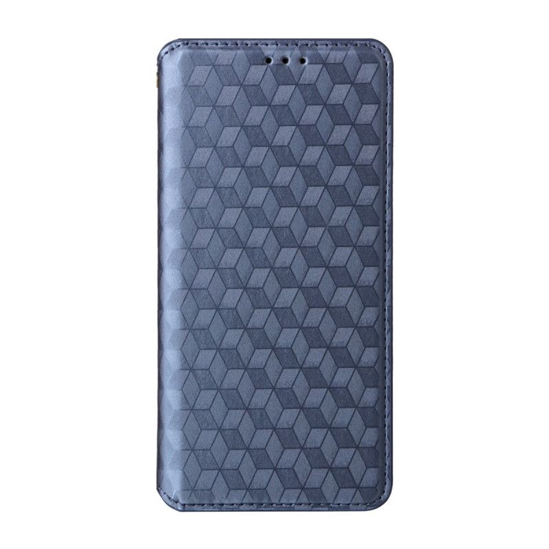Kožené Pouzdro Folio Oppo Find X8 Pro 3d Diamantový Vzor