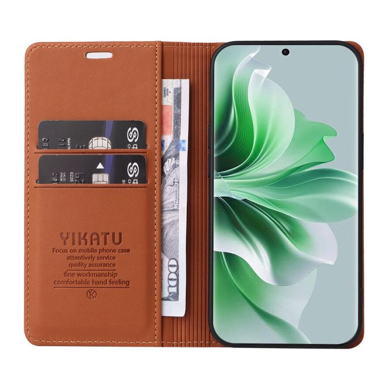 Kožené Pouzdro Folio Oppo Reno 11 5g Yikatu
