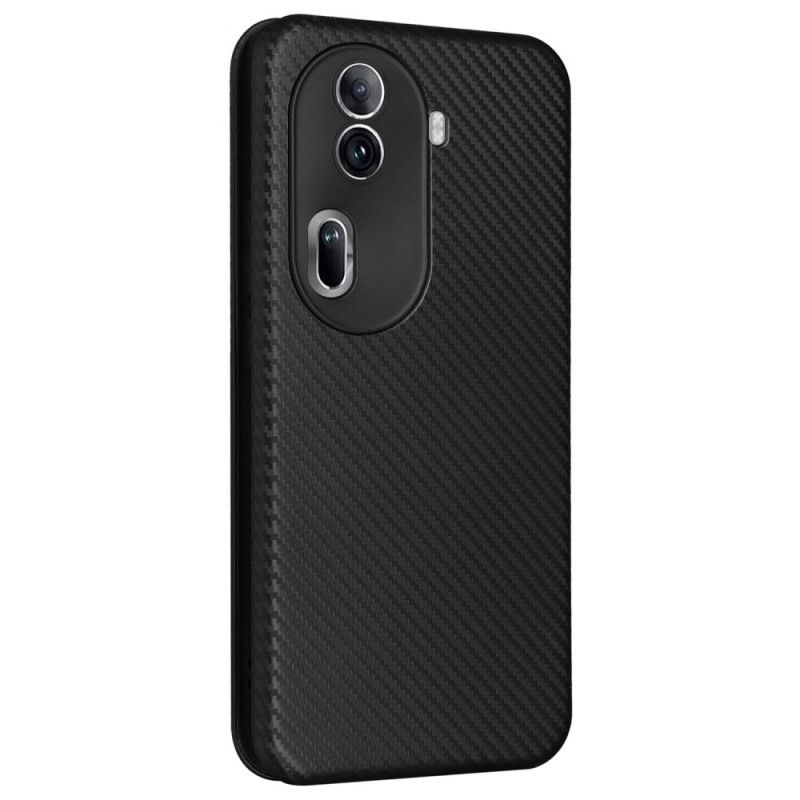 Kožené Pouzdro Folio Oppo Reno 11 Pro 5g Karbonové Vlákno