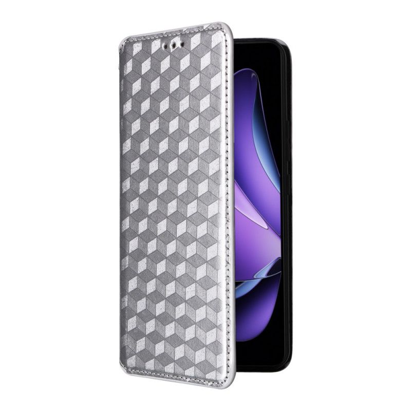 Kožené Pouzdro Folio Oppo Reno 13f 4g / 5g / 13 Fs 5g 3d Diamanty