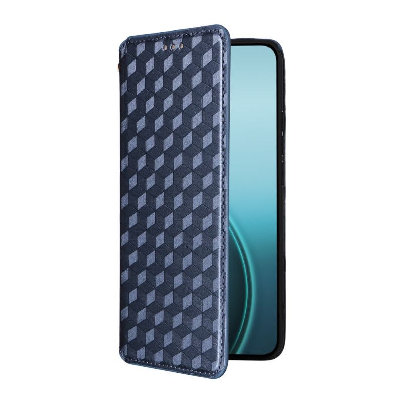 Kožené Pouzdro Folio Oppo Reno 14 Pro 5g Lesklý Diamantový Vzor