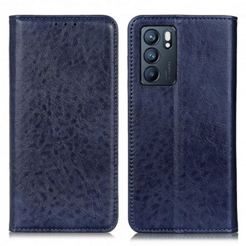 Kožené Pouzdro Folio Oppo Reno 6 5g Textura Kůže